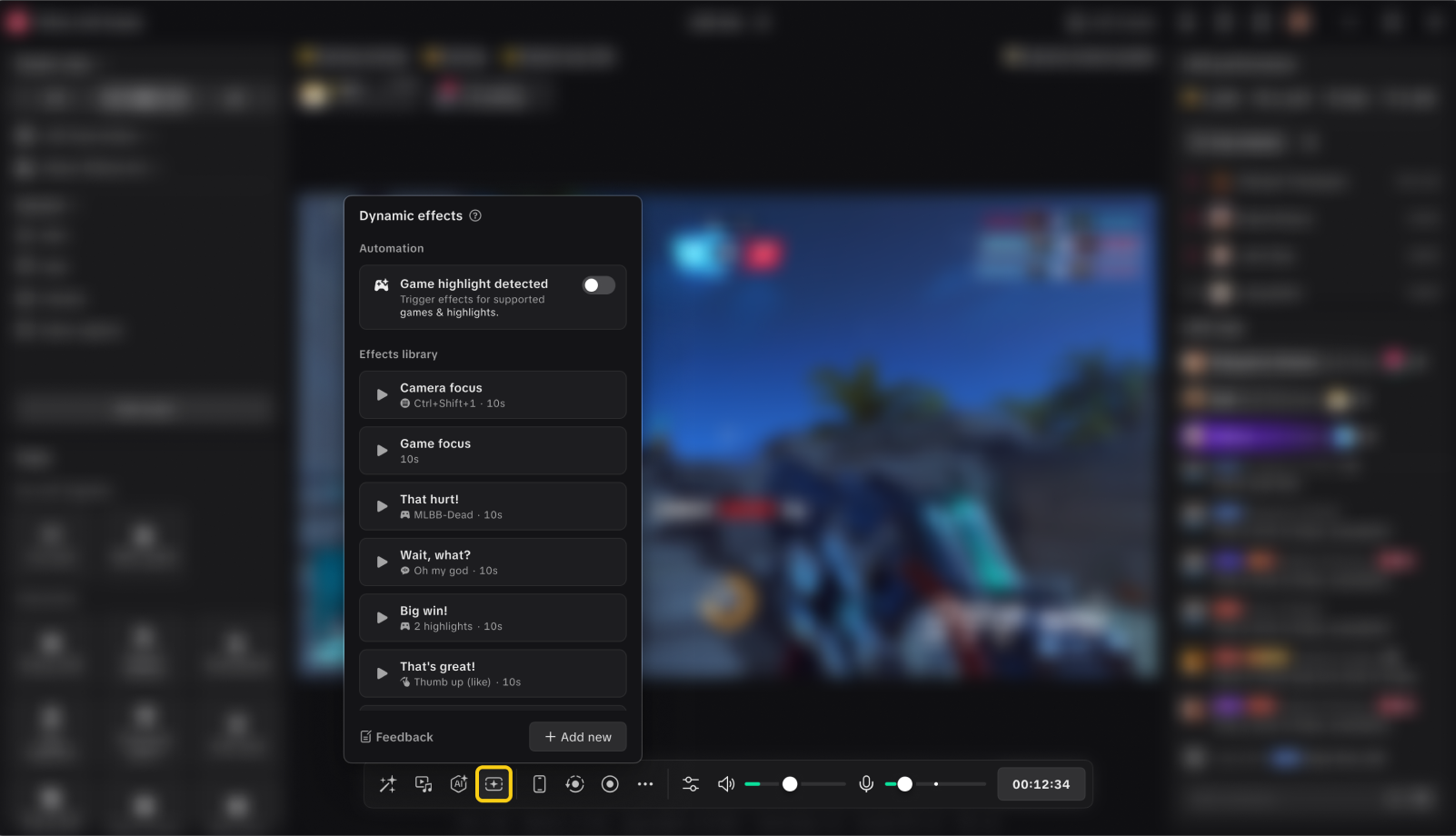 Use dynamic effects to intensify your reactions and guide focus | LIVE ...