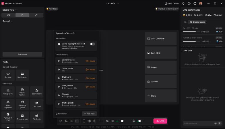 Use dynamic effects to intensify your reactions and guide focus | LIVE ...